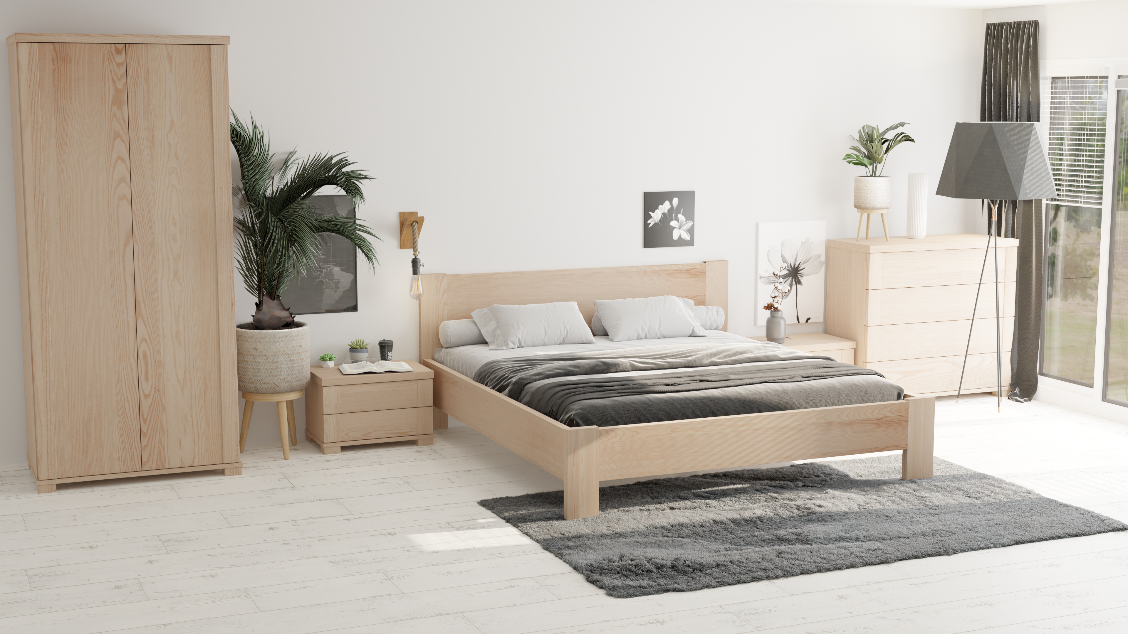 Komoda STELLA jasan/jasan jádrový 105 cm