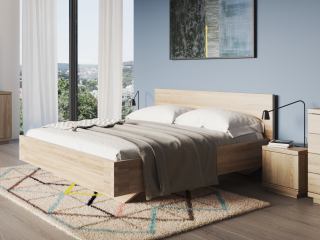 Levitující postel ELISA dub